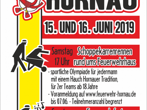 Tag der Offenen Tür + Schoppekarrenrennen in Hornau