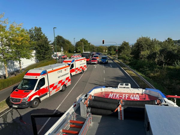 Verkehrsunfall mit Rettungswagen