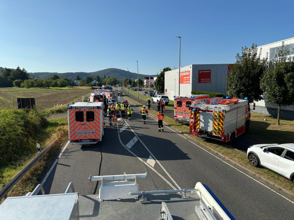 Verkehrsunfall mit Rettungswagen