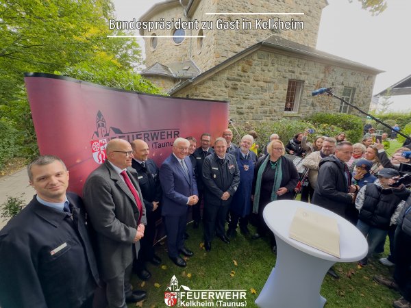 👨‍🚒Bundespräsident zu Gast in Kelkheim👨‍🚒